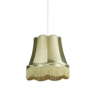 hanglampen Retro hanglamp groen 45 cm Granny KunststofStof Groen Authentiek in een nieuw jasje. Deze prachtige heeft het ontwerp van de oude lampenkap je oma