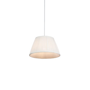 hanglampen Retro hanglamp 35 cm Plisse KunststofStof Deze prachtige heeft een klassieke uitstraling door het plooiende stof en laat mooi warm indirect licht wat