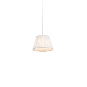 hanglampen Retro hanglamp 25 cm Plisse KunststofStof Deze prachtige heeft een klassieke uitstraling door het plooiende stof en laat mooi warm indirect licht wat