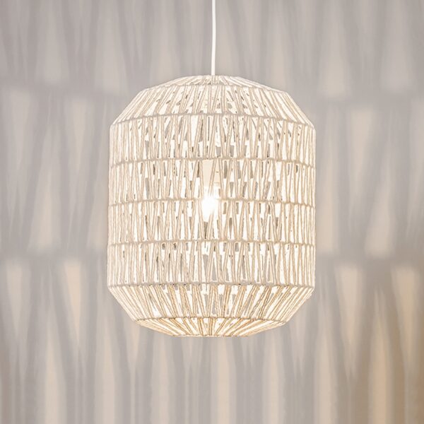 Retro hanglamp wit 40 cm - Lina Hive 40 - Afbeelding 2