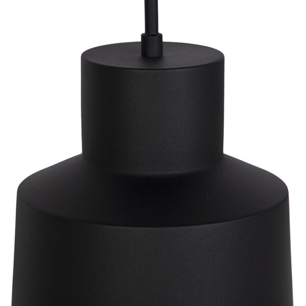 Retro hanglamp zwart 3-lichts - Chappie - Afbeelding 2