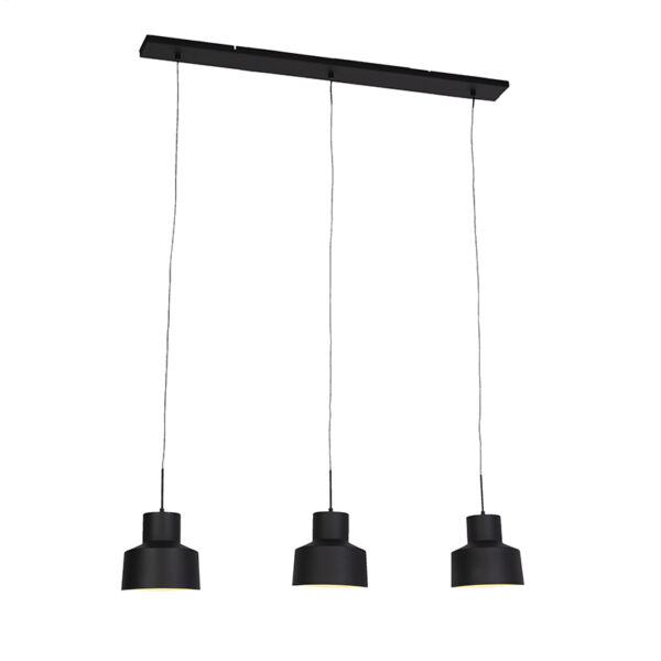hanglampen Retro hanglamp zwart Chappie Staal Zwart Dat een retro lamp ook echt sfeervol kan zijn bewijst deze stoere Chappie. De is mooi afgewerkt in zwarte
