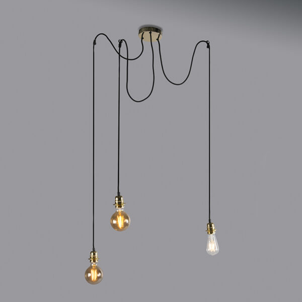 Retro hanglamp zwart - Granny Frame 3 - Afbeelding 2