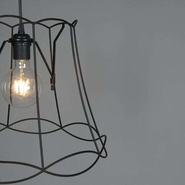Retro hanglamp zwart 40 cm - Granny Frame - Afbeelding 2
