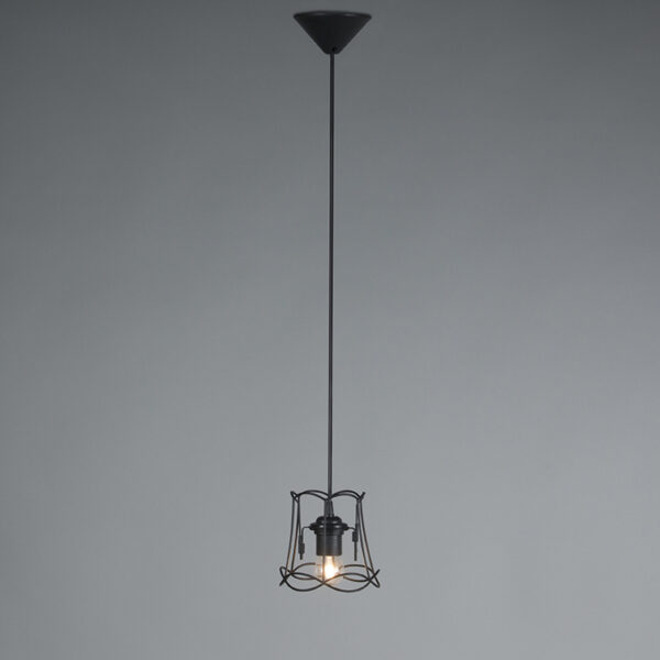 Retro hanglamp zwart 15 cm - Granny Frame - Afbeelding 2