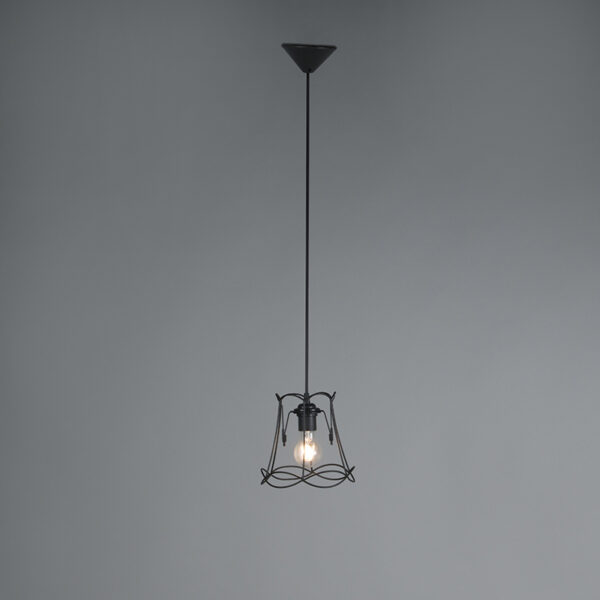 Retro hanglamp zwart 20 cm - Granny Frame - Afbeelding 2