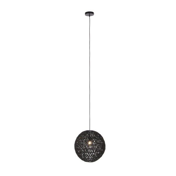 Retro hanglamp zwart 40 cm - Lina Ball - Afbeelding 2