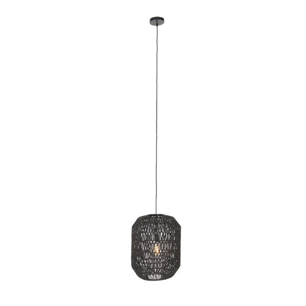 Retro hanglamp zwart 40 cm - Lina Hive - Afbeelding 2