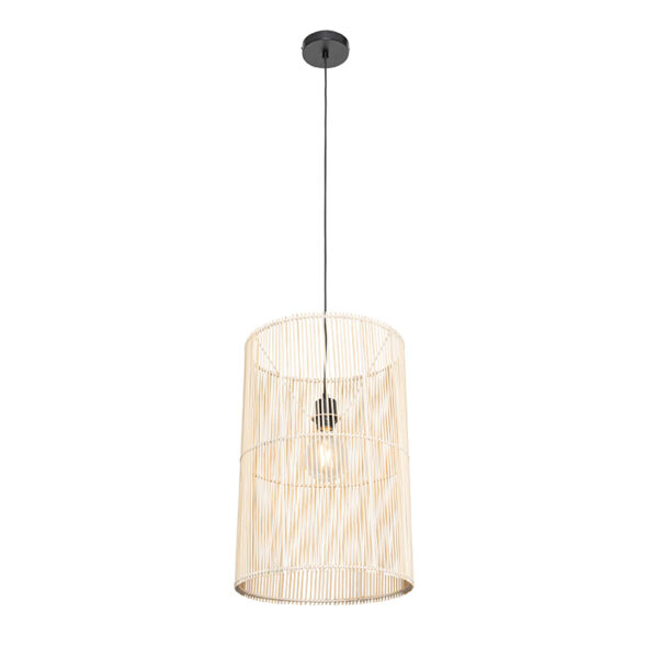 Scandinavische hanglamp bamboe - Natasja - Afbeelding 2