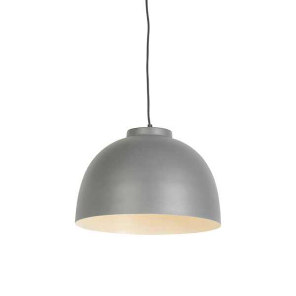 hanglampen Scandinavische hanglamp grijs 40 cm Hoodi Staal Grijs Een stijlvolle en tijdloze in dat is deze Hoodi. De lamp heeft een diameter van cm. hoogte de