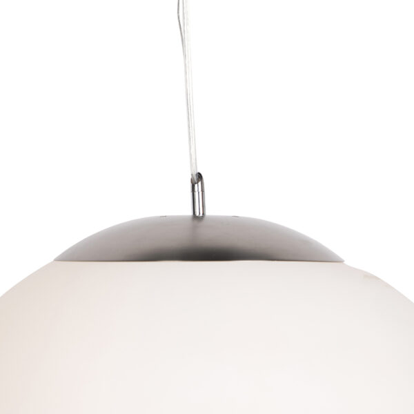 Scandinavische hanglamp opaal glas 50cm - Ball 50 - Afbeelding 2