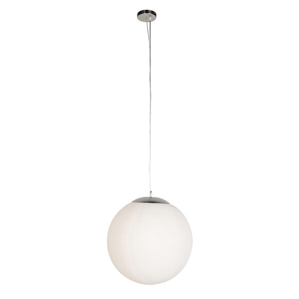 Scandinavische hanglamp opaal glas 50cm - Ball 50 - Afbeelding 3