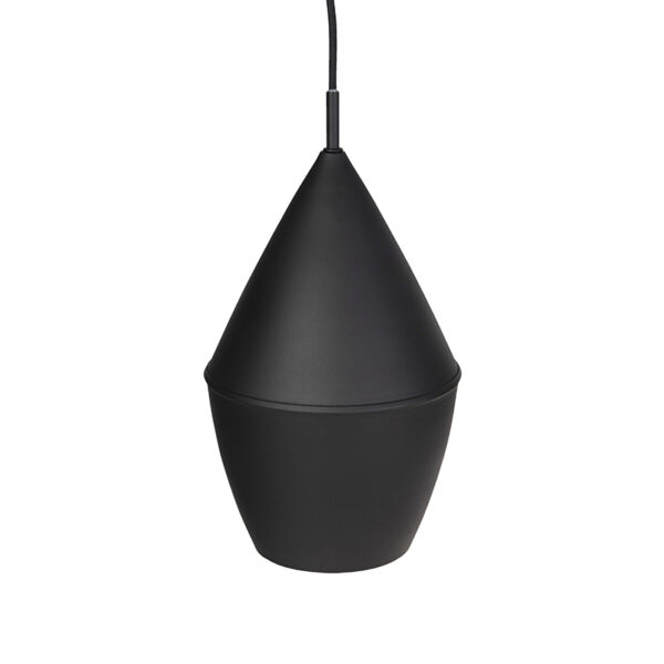 Scandinavische hanglamp zwart met goud 3-lichts - Depeche - Afbeelding 2