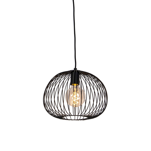 Set van 5 design hanglampen zwart - Wires - Afbeelding 2