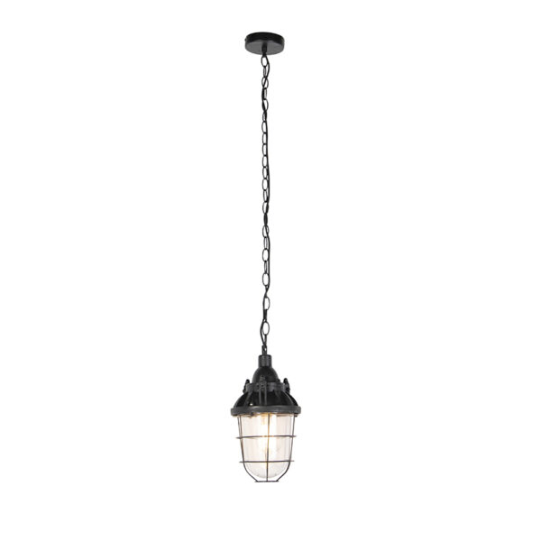 Set van 3 industriele hanglampen zwart - Cabin - Afbeelding 2