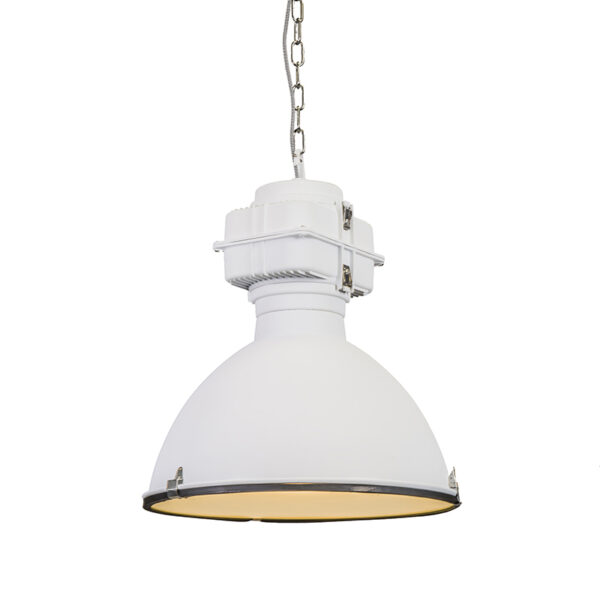 hanglampen Set van 2 klein mat wit Sicko Metaal Wit Deze fabriekslampen geven je interieur net dat stoere randje. De lampen zijn vervaardigd uit metaal in een