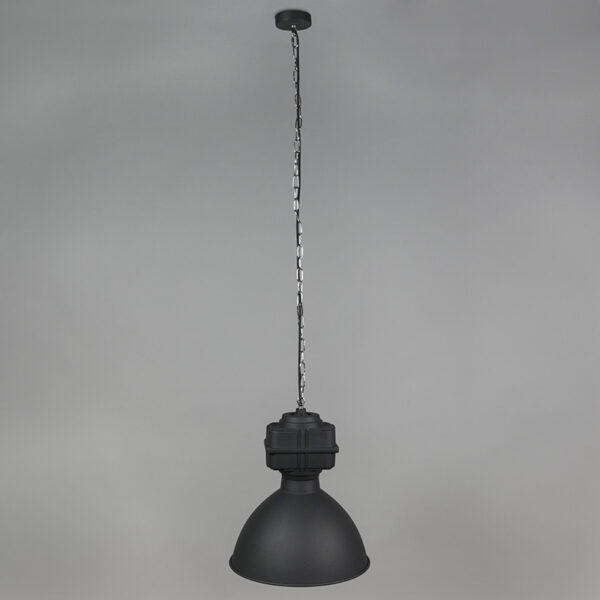 Set van 2 industriële hanglampen klein mat zwart - Sicko - Afbeelding 2
