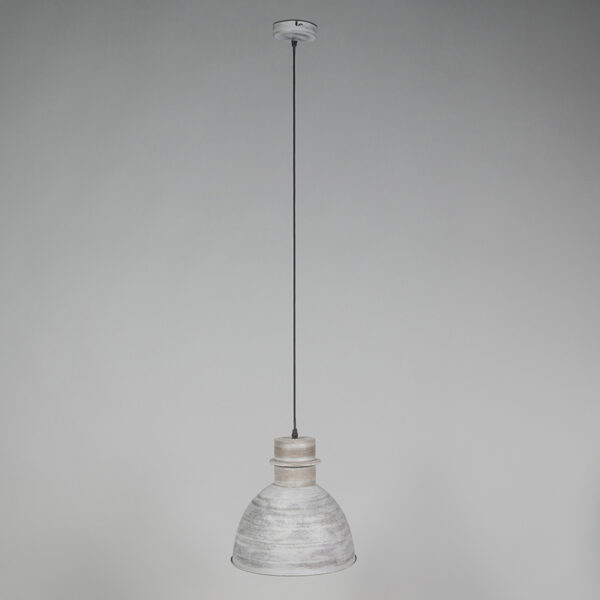 Set van 3 landelijke hanglampen grijs - Dory - Afbeelding 2