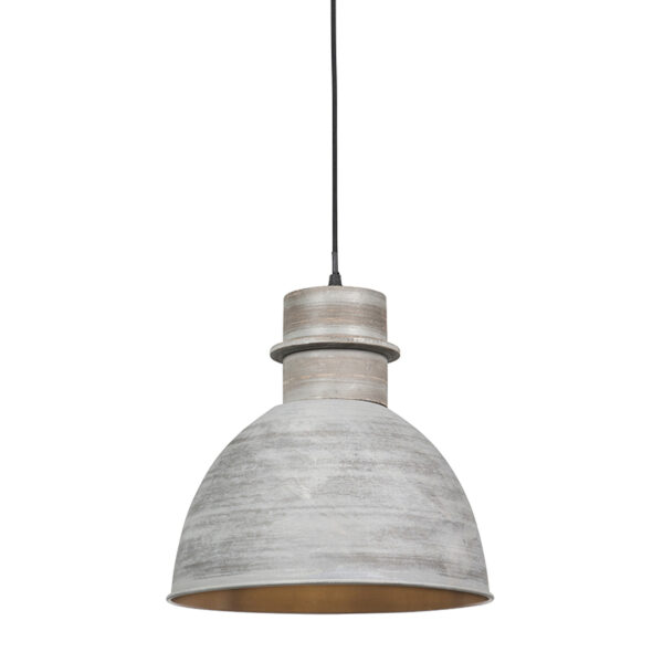 hanglampen Set van 3 landelijke grijs Dory Metaal Grijs Hanglamp is een hanglamp met rustieke grijze afwerking voor sfeervolle uitstraling. De lamp geschikt in