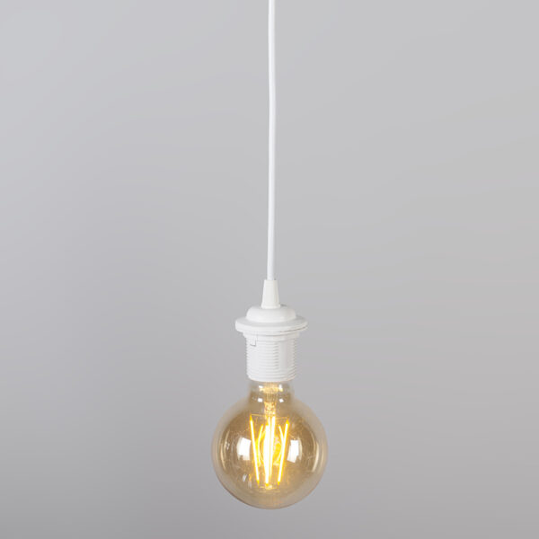Set van 4 retro hanglampen gekleurd 45 cm - Granny - Afbeelding 2
