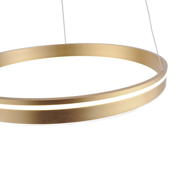 Smart hanglamp messing 59 cm met afstandsbediening - Ronith - Afbeelding 2
