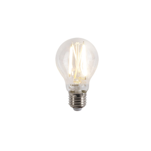 Smart hanglamp zwart met smoke glas 4-lichts incl. Wifi A60 - Zuzanna - Afbeelding 2