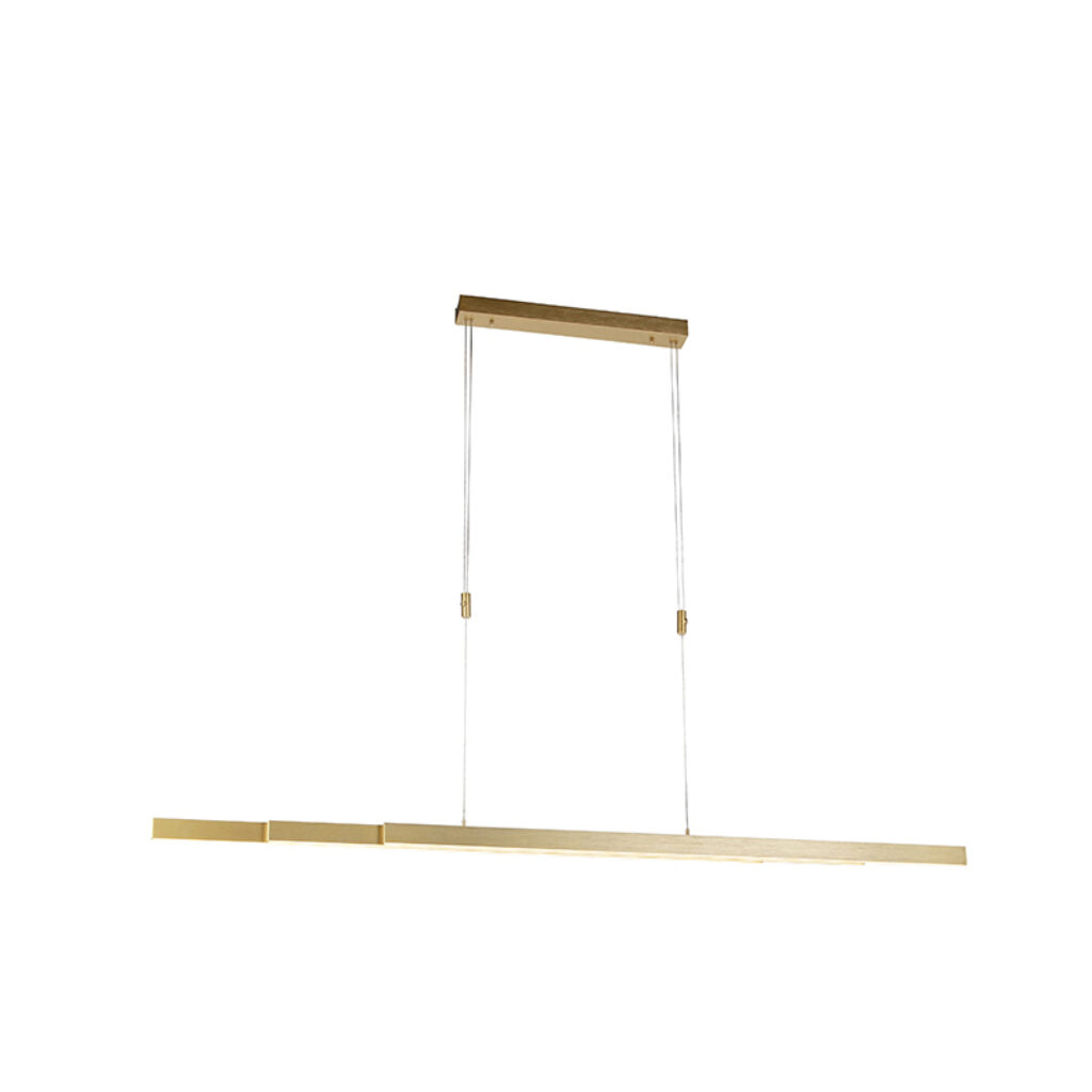 hanglampen Verstelbare hanglamp messing dim to warm incl. LED Juliet Aluminium is de perfecte in jouw moderne werkkamer keuken of Hij mooi afgewerkt een kleur