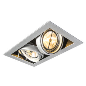 inbouwspots Inbouwspot staal AR111 verstelbaar Oneon Staal Aluminium Met deze inbouwspot haal je een stijlvol en luxueus design in huis. Hij heeft lengte van