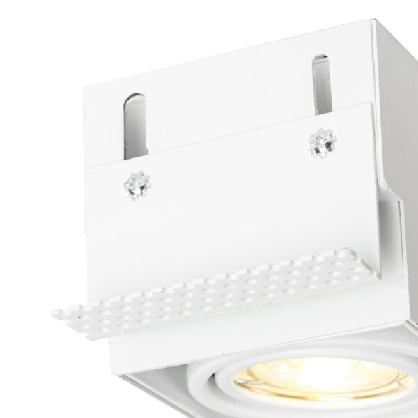 Inbouwspot wit GU10 draai- en kantelbaar trimless - Oneon - Afbeelding 2