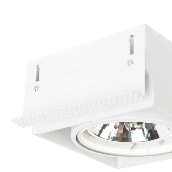 Inbouwspot wit AR111 draai- en kantelbaar trimless - Oneon - Afbeelding 2