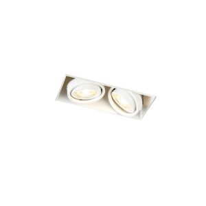inbouwspots Inbouwspot wit GU10 en kantelbaar trimless Oneon Staal Wit Deze 2 Trimless is de perfecte inbouwspot afgewerkt in een tijdloze witte Dit armatuur