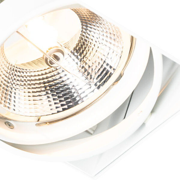 Inbouwspot wit GU10 AR111 trimless verstelbaar - Oneon - Afbeelding 2