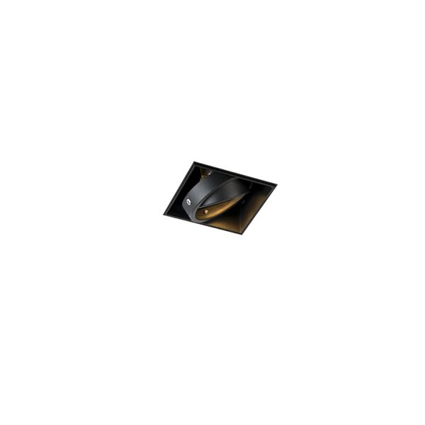 Inbouwspot zwart GU10 draai- en kantelbaar trimless - Oneon - Afbeelding 2