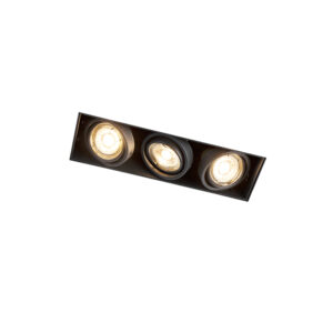 inbouwspots Inbouwspot zwart en kantelbaar trimless Oneon Staal Zwart Onze Trimless is de perfecte inbouwspot. Dit armatuur wat inhoud dat er geen buitenrand om
