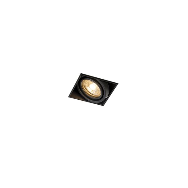 inbouwspots Inbouwspot zwart GU10 en kantelbaar trimless Oneon Staal Zwart Deze 1 Trimless is de perfecte inbouwspot. Dit armatuur wat inhoud dat er geen