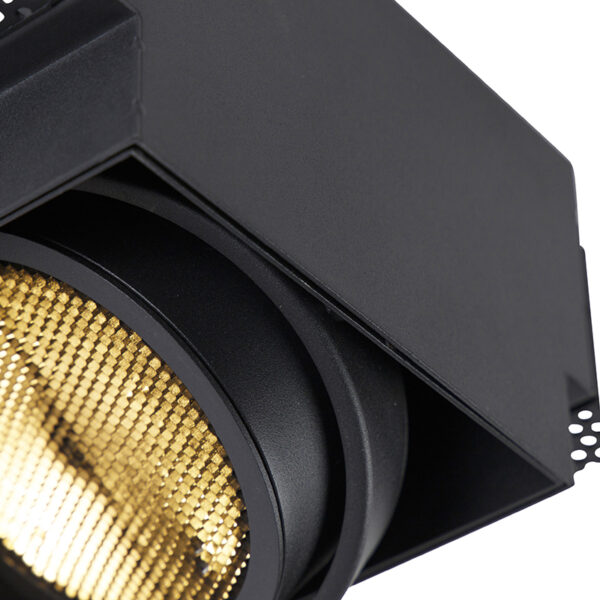 Inbouwspot zwart GU10 AR111 Trimless - Oneon Honey - Afbeelding 2
