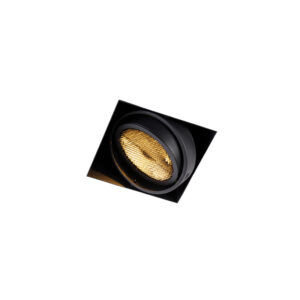 inbouwspots Inbouwspot zwart GU10 AR111 Trimless Oneon Honey Staal Zwart Een tijdloze musthave in huis onze stijlvolle spot afgewerkt een strakke zwarte kleur.