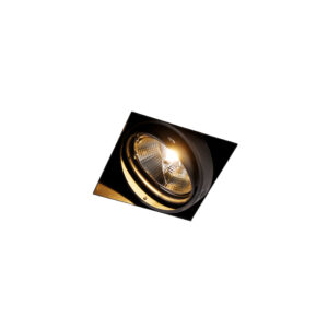 inbouwspots Inbouwspot zwart GU10 AR111 Trimless Oneon Staal Zwart Een tijdloze musthave in huis deze inbouwspot. Je haalt een stijlvol en luxueus design huis.