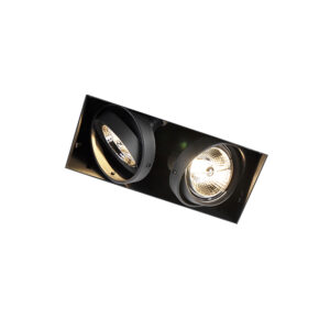 inbouwspots Inbouwspot zwart GU10 AR70 trimless Oneon Staal Zwart Perfecte basisverlichting in huis deze inbouwspot. Je haalt een stijlvol en luxueus design