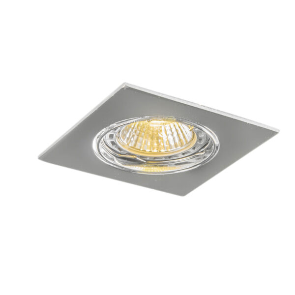 Moderne inbouwspot chroom kantelbaar set van 10 - Edu - Afbeelding 2