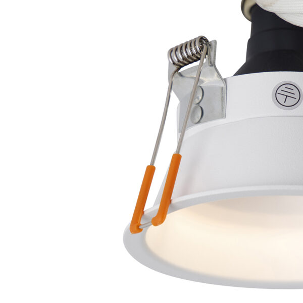 Moderne inbouwspot wit AR70 - Dept - Afbeelding 2