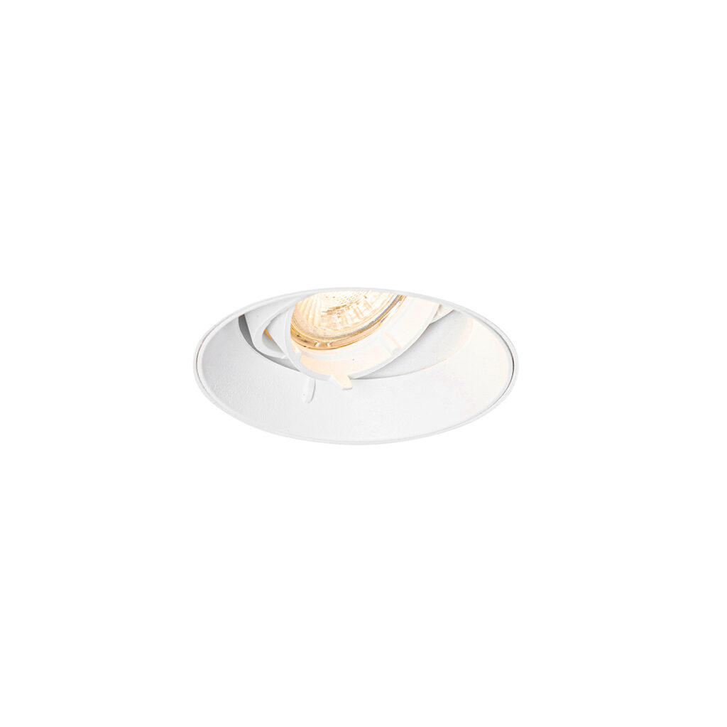 inbouwspots Moderne inbouwspot wit GU10 rond trimless Oneon Aluminium Wit Op zoek naar de perfecte Dan is spot iets voor Deze moderne gemaakt van aluminium en