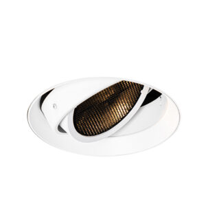 inbouwspots Moderne inbouwspot wit GU10 AR111 rond trimless Oneon Honey Aluminium Wit Voeg stijl toe aan je interieur met Honey. Deze strakke zorgt ervoor dat