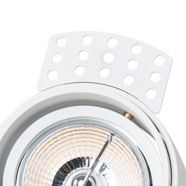 Moderne inbouwspot wit trimless - Impact 70 - Afbeelding 2