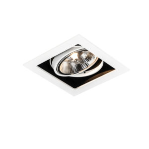 inbouwspots Moderne inbouwspot wit 18 cm verstelbaar Artemis 111 Aluminium Wit Deze mooie en moderne is helemaal verwerkt in het plafond waardoor geheel wordt.
