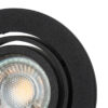 Moderne inbouwspot zwart kantelbaar - Club - Afbeelding 2