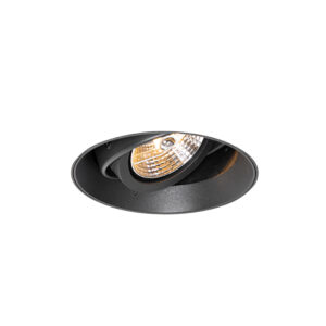 inbouwspots Moderne inbouwspot zwart GU10 AR70 rond trimless Oneon Aluminium Zwart is de perfecte voor in een modern interieur. Plaats er aantal op rijtje je