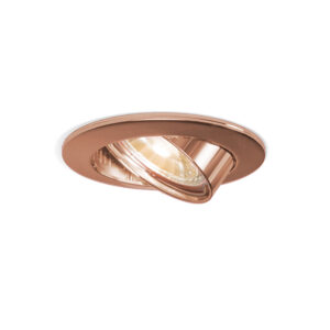 inbouwspots Smart inbouwspot koper kantelbaar incl. Wifi GU10 Edu AluminiumStaal Koper Verrijk je moderne of interieur met deze strakke Met smart ben in een