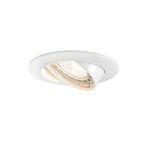 inbouwspots Smart inbouwspot wit kantelbaar incl. Wifi GU10 Edu AluminiumStaal Wit Inbouwspot met smart toepassing mag niet ontbreken in je interieur. Vooral de