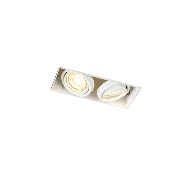 Smart inbouwspot wit trimless incl. 2 WiFi GU10 - Oneon 2 - Afbeelding 2